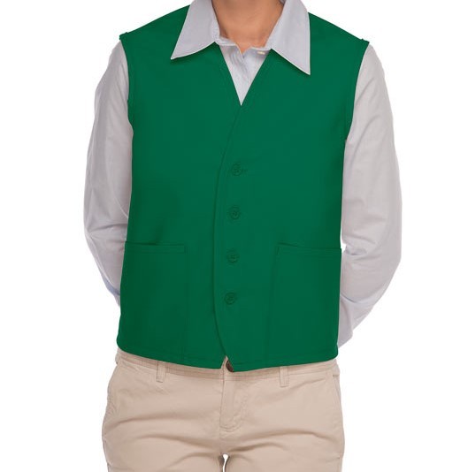 Adult Kelly Green Uniform Vests